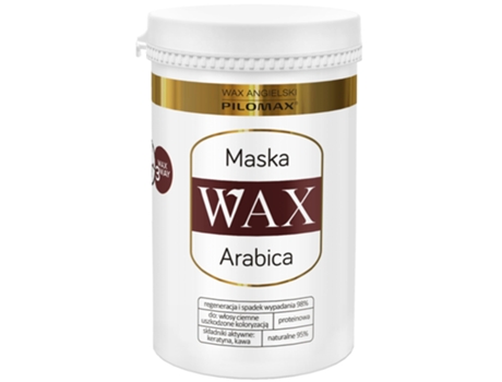Wax Para Cabelo Pilomax Anglês Com Arabica, Máscara Colorante, 480g