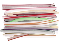 Cabilock Conjunto De 48 Peças Fitas Algodão Para Encadernação, Em 24 Cores, Ideal Para Artesanato, Scrapbooking E