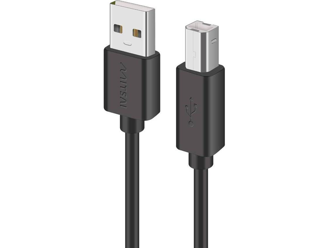 Cabo MITSAI USB 2.0 AM-BM (Outlet Grade A - 1.8 m)