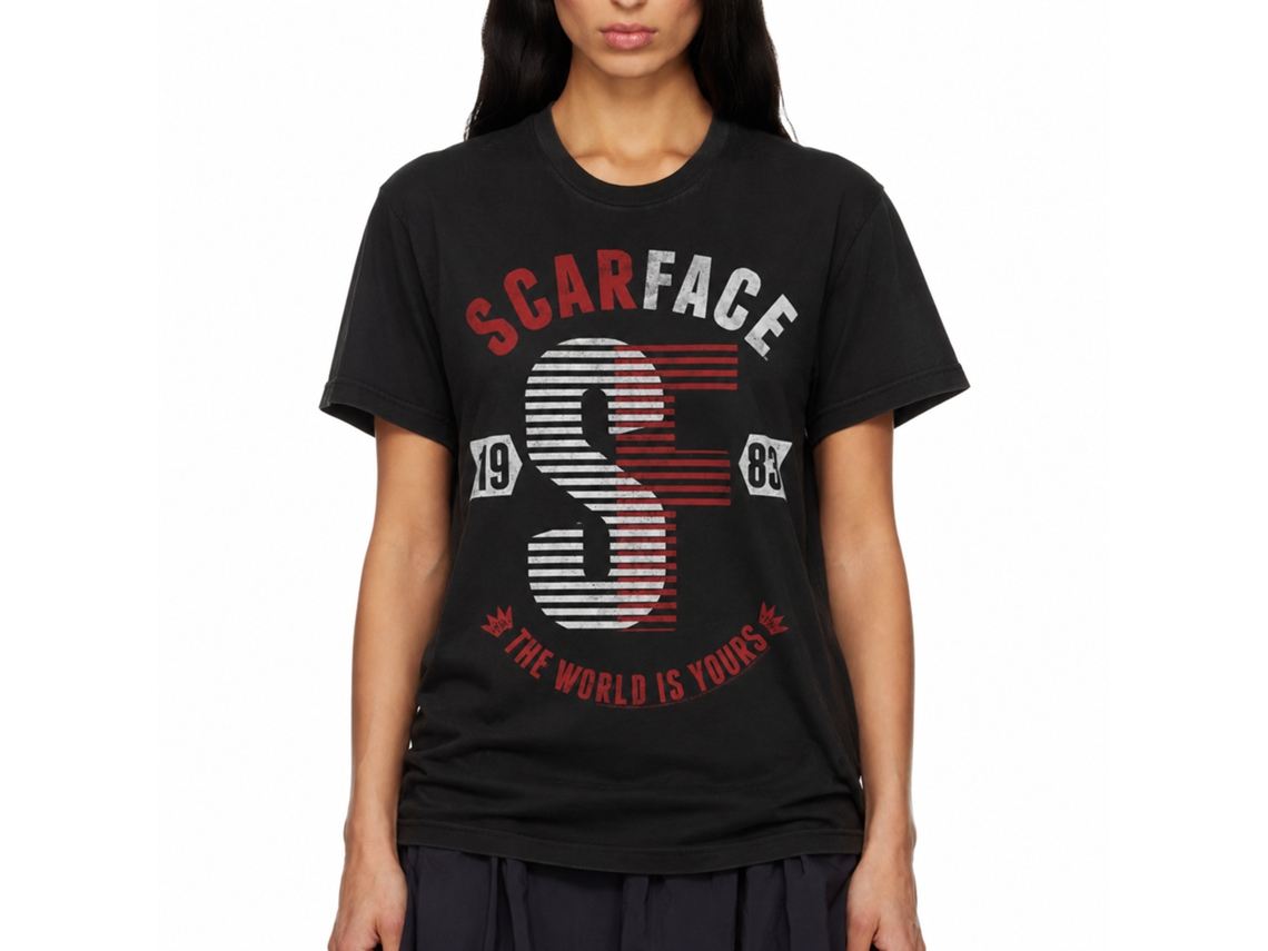 Rockinstone Scarface Movie Sf Black Adult T-shirt Size:xxxl