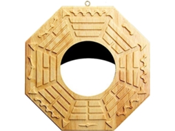 Espelhos Chineses de Feng Shui Conjunto Placas Reflexão Energética Bagua, Pendentes Parede com CHABERLU