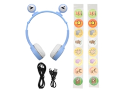 Fone de Ouvido Infantil Bluetooth Dobrável, com Microfone e Luz Led CHABERLU