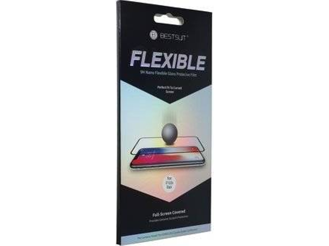 Película iPhone 12 / 12 Pro LMOBILE Vidro Flexível Preto