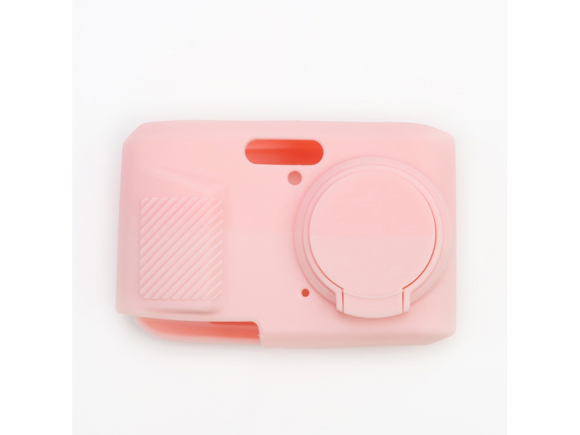 Capa para Kodak Pixprofz45 Capa de Silicone para Câmera CUICH (rosa Fumê)