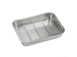 Assadeira De Aço Inoxidável Com Grelha De Resfriamento, Conjunto De Bandejas Antiferrugem Para Forno, Ideal Para Carnes E Legumes, Própria Para Lava-l