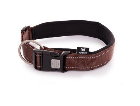 Coleira de cão ARKA HAOK Collection Né O ARKA HAOK Castanho 40 a 50 X L. 4