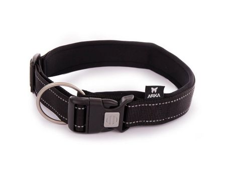Coleira de cão ARKA HAOK Collection Né O ARKA HAOK Preto 40 a 50 X L. 4