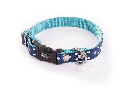 Coleira de Nylon para Cães com Pendente ALTER EGO da Martin Sellier ALTER EGO Azul 23 a 33 x L. 1,5