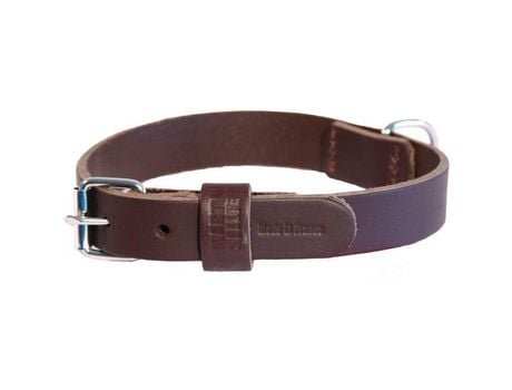 MARTIN SELLIER Coleira para Cão em Couro com Design Artesanal de Flores Completas MARTIN SELLIER Castanho 70 X L. 3,5