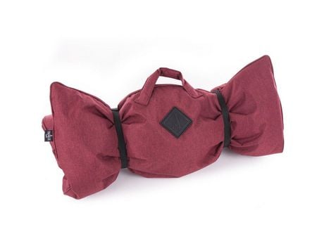 Manta para Cão e Gato com Estampa de Tenda da Coleção Croisette da Martin Sellier IMAGE Vermelho Rubi 1,15 m x Largura 70