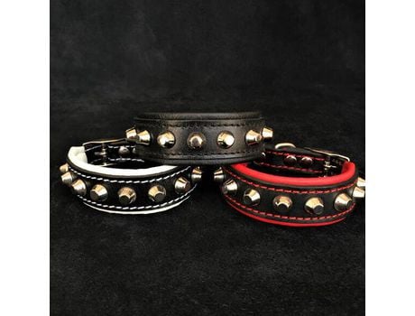 Coleira The Rock Preto e Preto BESTIA CUSTOM DOG GEAR S