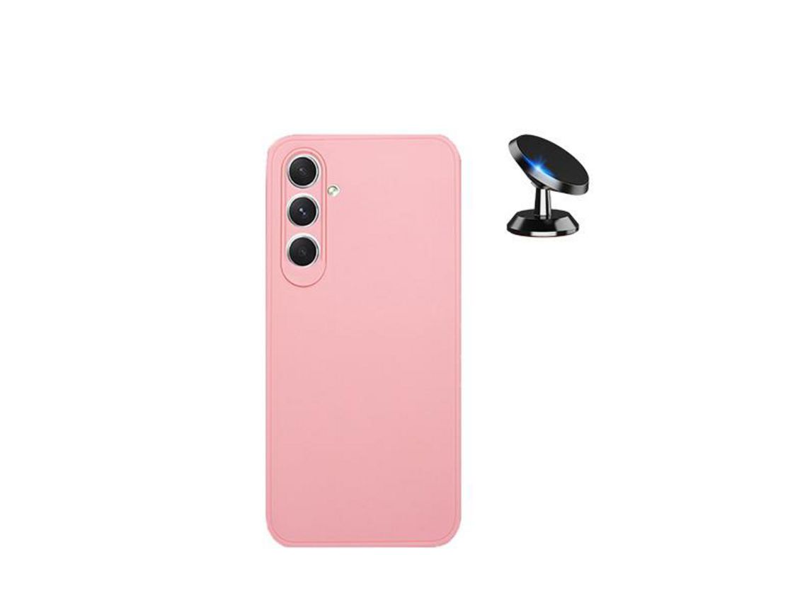 Capa para Samsung Galaxy A15 GIFT4ME Silicone Magnética Rosa