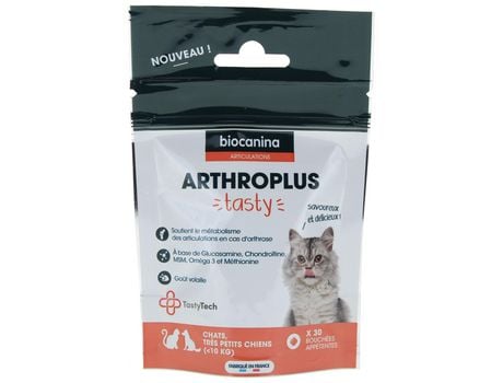 Arthroplus Gato e Cão Muito Pequenos Menos de 10 kg 30 Bite Size Food BIOCANINA