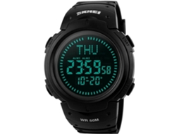 Lurelia Relógio Mecânico Masculino, Automático, Visor Digital, Led, Cronógrafo, Cronómetro, Alarme, Data/calendário, 12/24h, Resistente À Água 50m