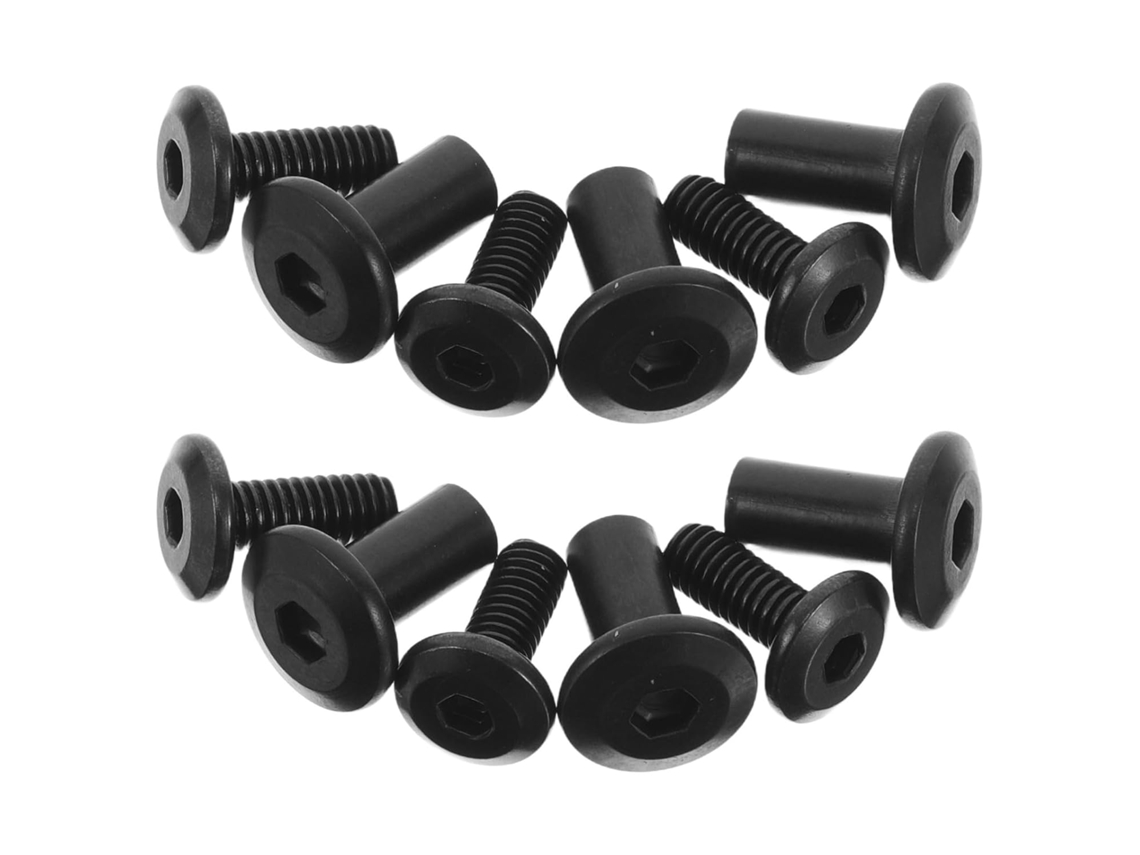 Conjunto De 20 Porcas Sextavadas Ferro Com Design Encaixe E Função Antiafrouxamento, Compatíveis Com Cadeiras E Mesas Em