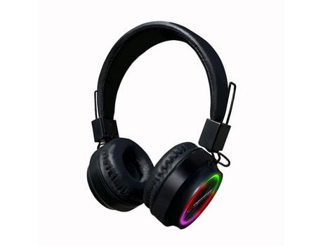 Auscultadores Sem Fio Bluetooth Rgb Preto Esperanz