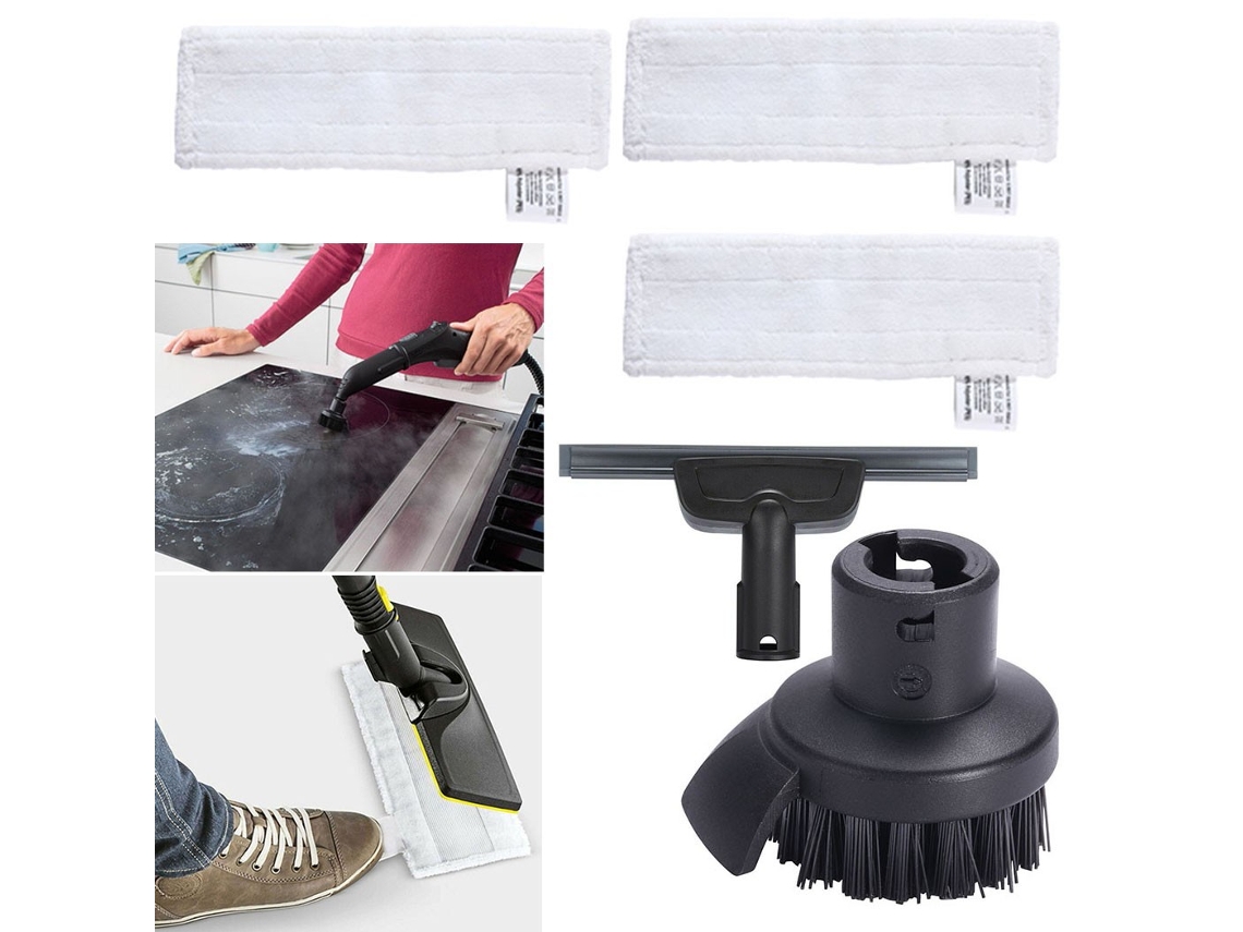 Kit universal de limpeza a vapor muli-purpose para karcher sc1 sc2 sc3 sc4 sc5 sc7 aspirador de pó peças de reposição acessórios