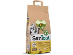 Areia Absorvente para Gato SANICAT Reciclado (Milho - 6L)