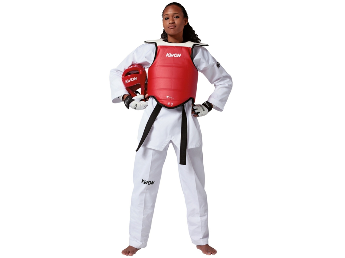 Placa Facial Taekwondo Competição Double KWON