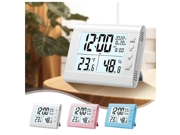 Relógio Eletrônico Com Display Led, Dia E Data, Display Digital Estéreo, Despertador Com Soneca E Temperatura Interna, Relógio De Slowmoose