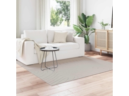Vidaxl Tapete Para Uso Interno E Externo Palmeras Creme 200 X 200 Cm