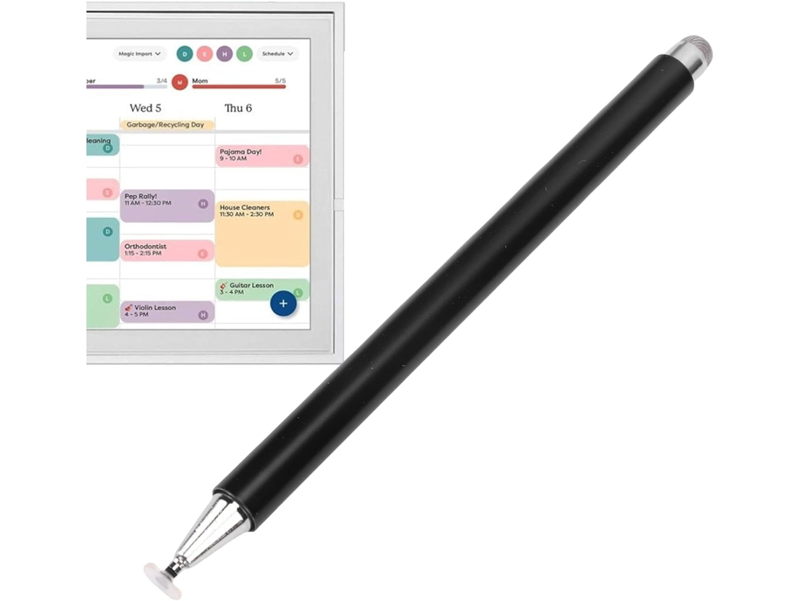 Suporte Para Caneta Stylus De 15 Polegadas Para Calendário Skylight, Disco, 2 Substituições (preto)