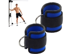 Proteção para Tornozelo 2 Peças: Azul Prata Acessório de Treino e Correção Postural