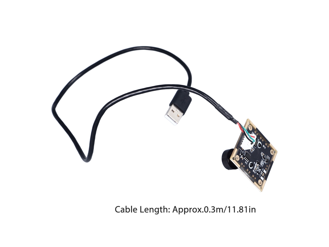 Módulo Câmera Colorida 2mp Usb Com Microfone