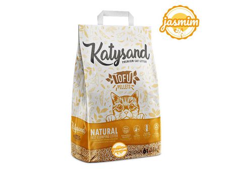 Katysand Tofu Litter Aglomerante Jasmin 6Lt 3,8 k