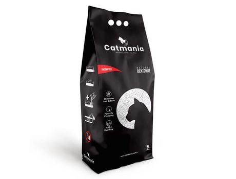 CATMANIA-Areia Bentonite White Compact 5 Lt / 4,25 kg