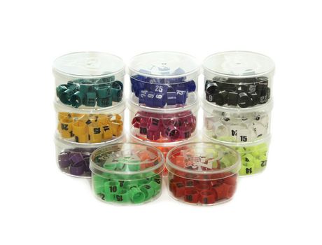 Anilhas P/ Pombos Numeradas 1-25 Emb. com 25
