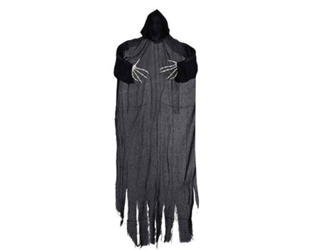 Decoração para Halloween GUIRCA Fantasma Negro De 190 Cm
