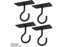 Conjunto de 4 Ganchos Teto para Pendurar Plantas, Ganchos de Parede 6, 35 Cm , Suporte para Plantas Ornamentais BRILVIBERA (2, 5 Polegadas)