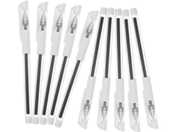 Conjunto de 10 Peças Pontas Feltro para Posicionamento e Precisão Sobrancelhas Healeved 15,00 X 1,00 Cm