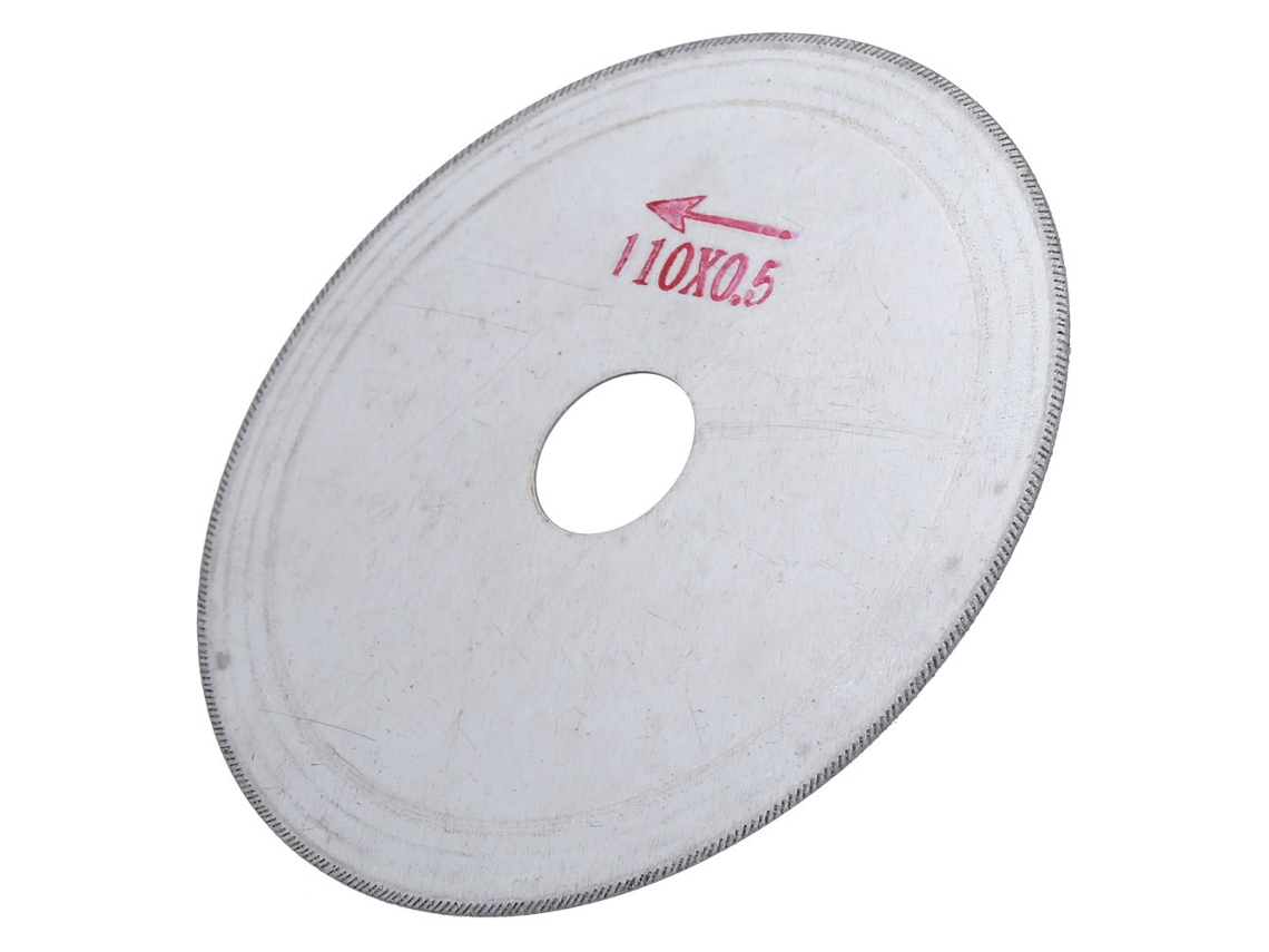 Conjunto de 10 lâminas de serra diamantadas ultrafinas para corte de vidro (110*20*0,5mm)