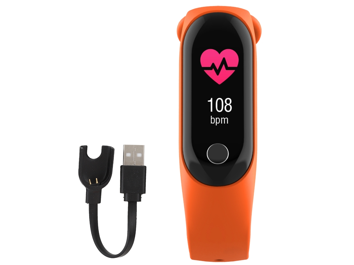 Pulseira Esportiva Ecg EOOCOO com monitoramento de frequência cardíaca e tela colorida