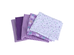 5pcs tecido de algodão estampado 50x50cm para costura DIY patchwork artesanato manual | S/MARCA