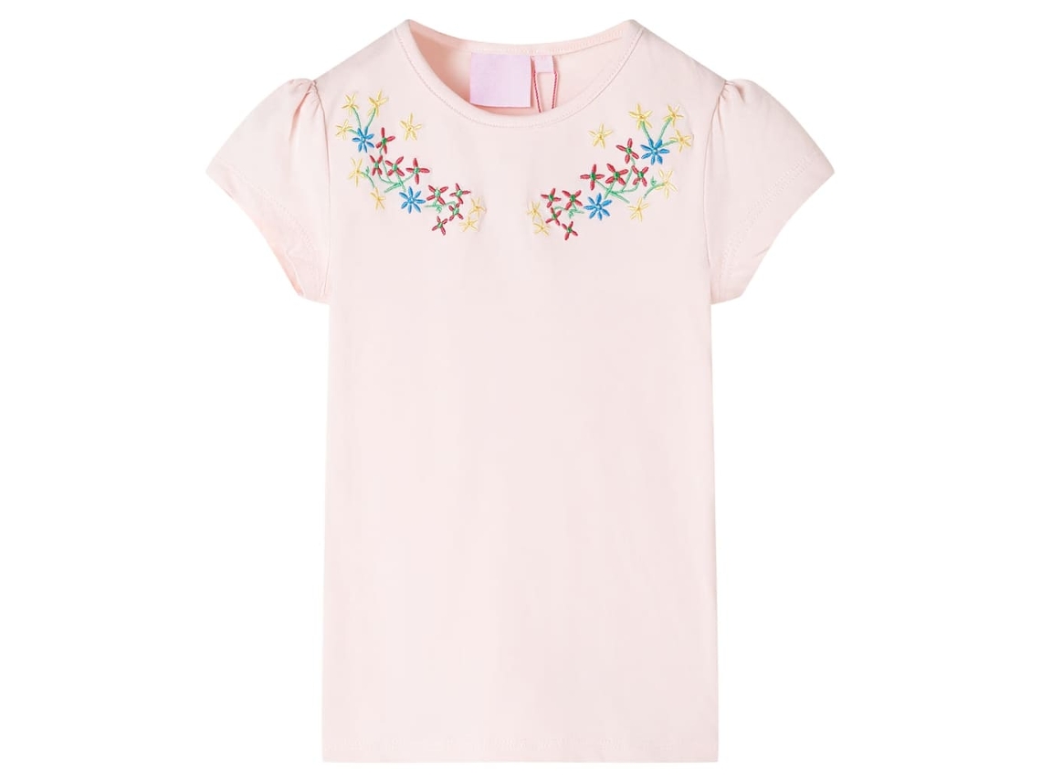 T-shirt De Criança Rosa-suave 116