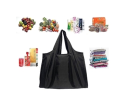 Sacola de Compras Feminina Reutilizável e Dobrável, Sacola Ecológica. GOKOCO