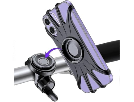 Suporte De Telefone Para Bicicleta Removível E Ajustável 360° Edição 529