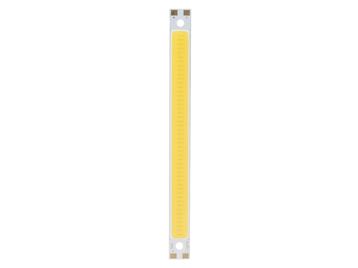 Bj-painel De Chips De Luz Led Cob 3000-6500k 12-14v 10w 1000lm 120x10mm Branco Quente