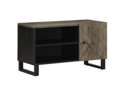 Tv Cabinet, Tv Cabinets Vidaxl Preto Madeira De Mangueira
