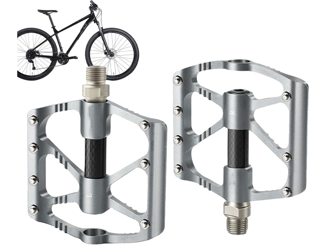 Pedais Planos Para Bicicleta, Equipamentos Antiderrapantes Para Apoio Dos Pés, Pedais De Liga De Alu Vayotoy