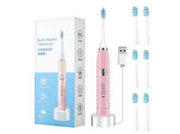 Kit De Limpeza Com Escova De Dentes Elétrica Doméstica Para Remoção De Tártaro E Cálculo, Conjunto De Escova De Dentes + Escova De Dentes Elétric
