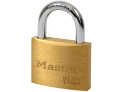 Cadeado de latão Master Lock de 50 mm com argola de 25 mm