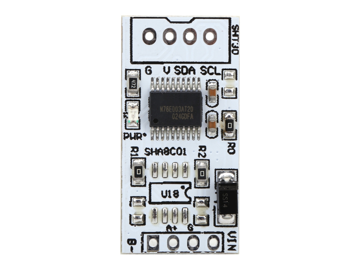 Sensor de Temperatura e Umidade Módulo Rs232 Sha8c01 para Sistemas Térmicos 5v