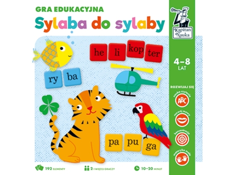Jogo Didático Sílaba A Sílaba Kapitan