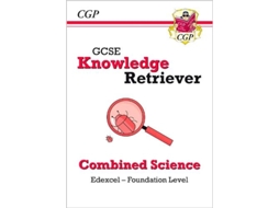 Livro New GCSE Combined Science Edexcel Knowledge Retriever - Foundation de Cgp Books (Inglês)