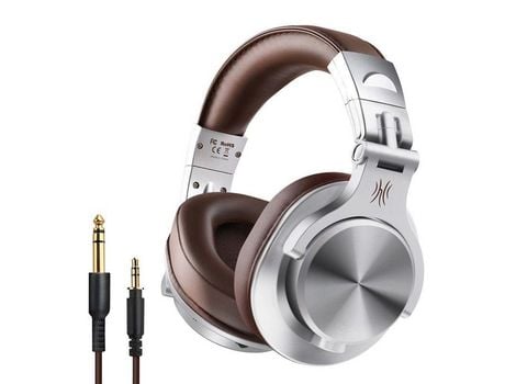 Auriculares ONEODIO A70 com Fio Castanho