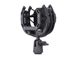 Clipe de Suporte de Suspensão de Montagem Antichoque para Microfone Muslady 180 Dobrável para Montagem de Microfone Condensador Preto